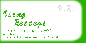 virag rettegi business card